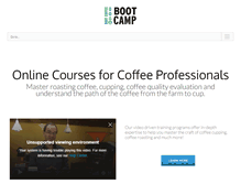 Tablet Screenshot of bootcampcoffee.com